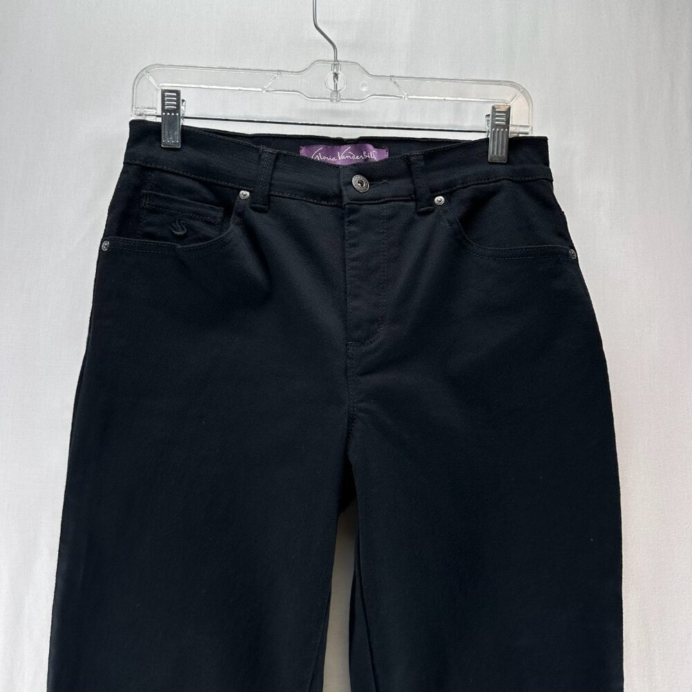 Gloria Vanderbilt Amanda Jeans Women 6 Stretch Denim Classic Fit High Rise Black - Picture 4 of 13